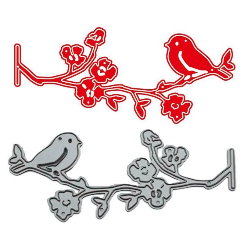 Bird Flower Metal Cutting Dies Stencil DIY Scrapbooking Album Paper Card Mold