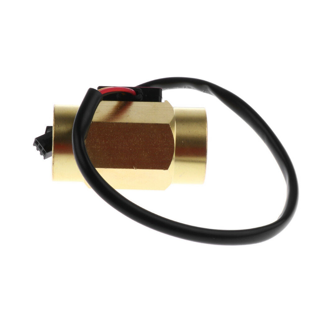 G3/4 Thread Hall Effect Liquid Water Flow Sensor Switch Flowmeter Fluidmeter