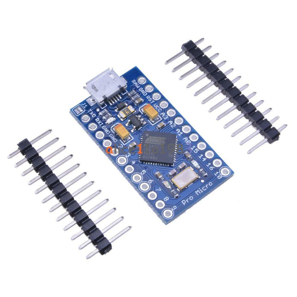 2Pcs Leonardo Pro Micro ATmega32U4 8MHz 3.3V Replace ATmega328 Pro Mini Arduino