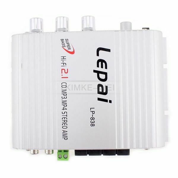 200W Mini Radio MP3 Stereo Car Bike Hi-Fi Amplifier 12V