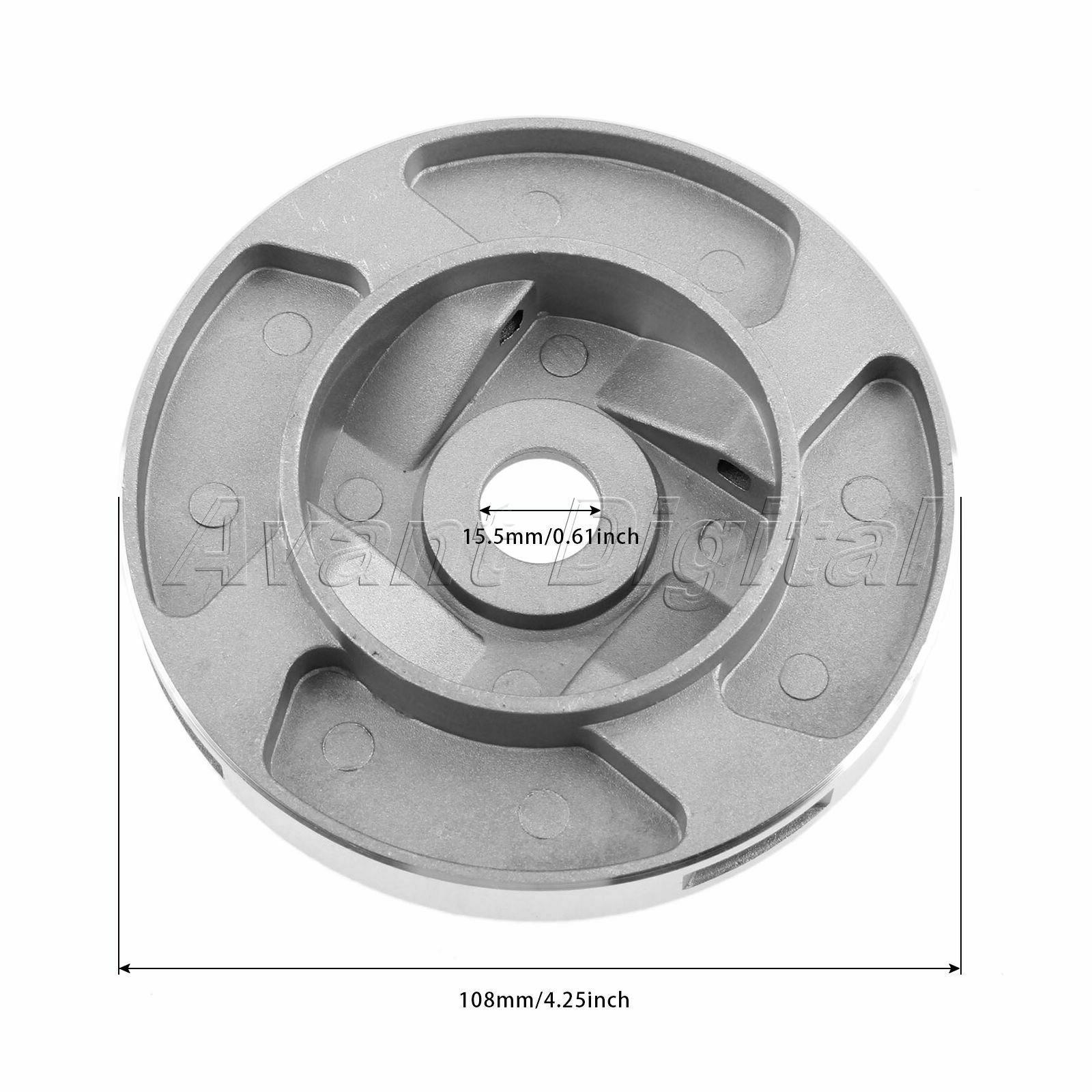 1Pc Aluminium Grass Trimmer Head Spare Parts For 26cc 33cc 43cc 52cc Brushcutter