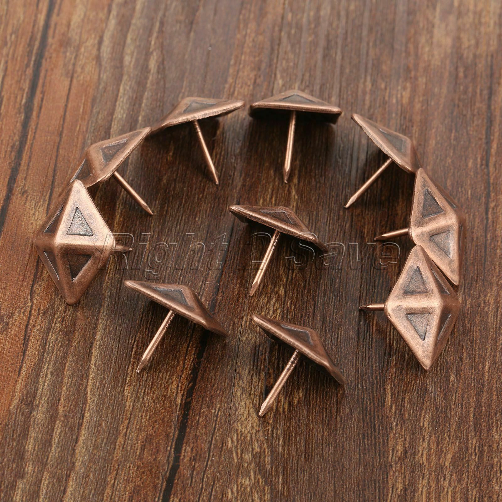 Retro Decorative Tacks  Sofa Jewelry Box Furniture Upholstery Nails Stud Pin 10x