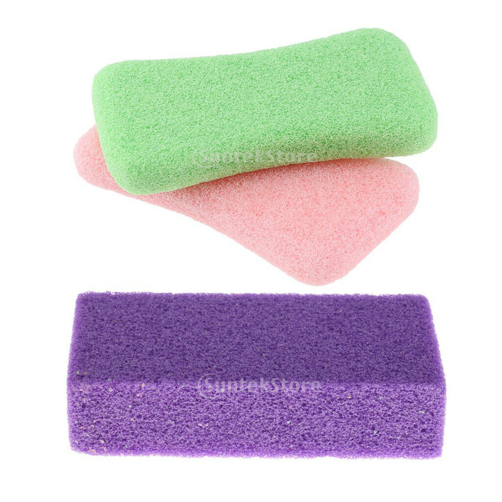 3Pcs Callus Remover, Polyurethane Foot Files Feet Hand Elbow Care Scrubber Hard