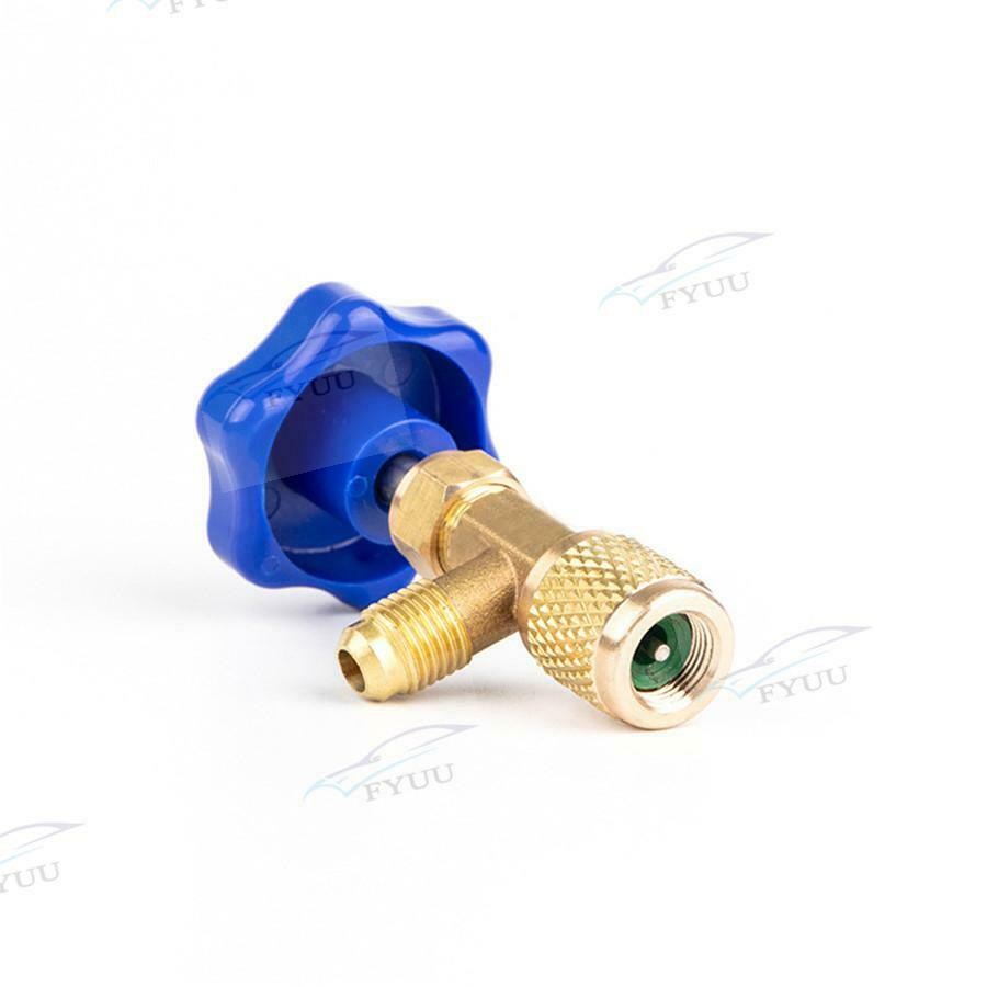 2× For R134a A/C Can Tap 1/2" Tapper Dispensing Valve Adapter Refrigerant Opener