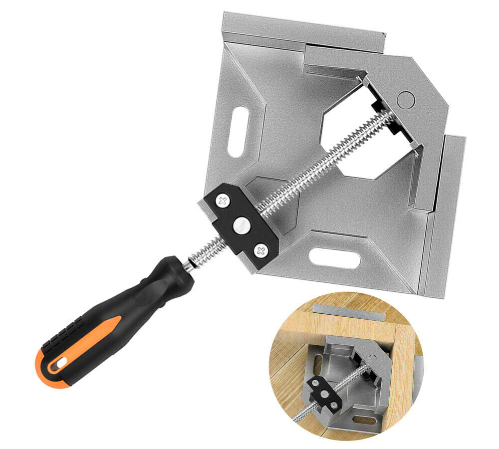 90 Degree Corner Right Angle Clamp Woodworking Vice Wood Metal Welding Gusset