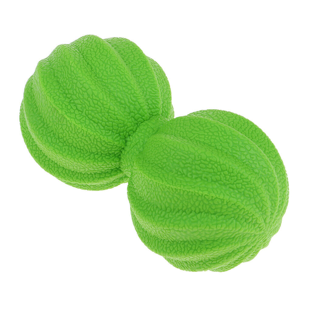 Peanut Massage Ball for Myofascial Release Deep Tissue Spiky Balls Green