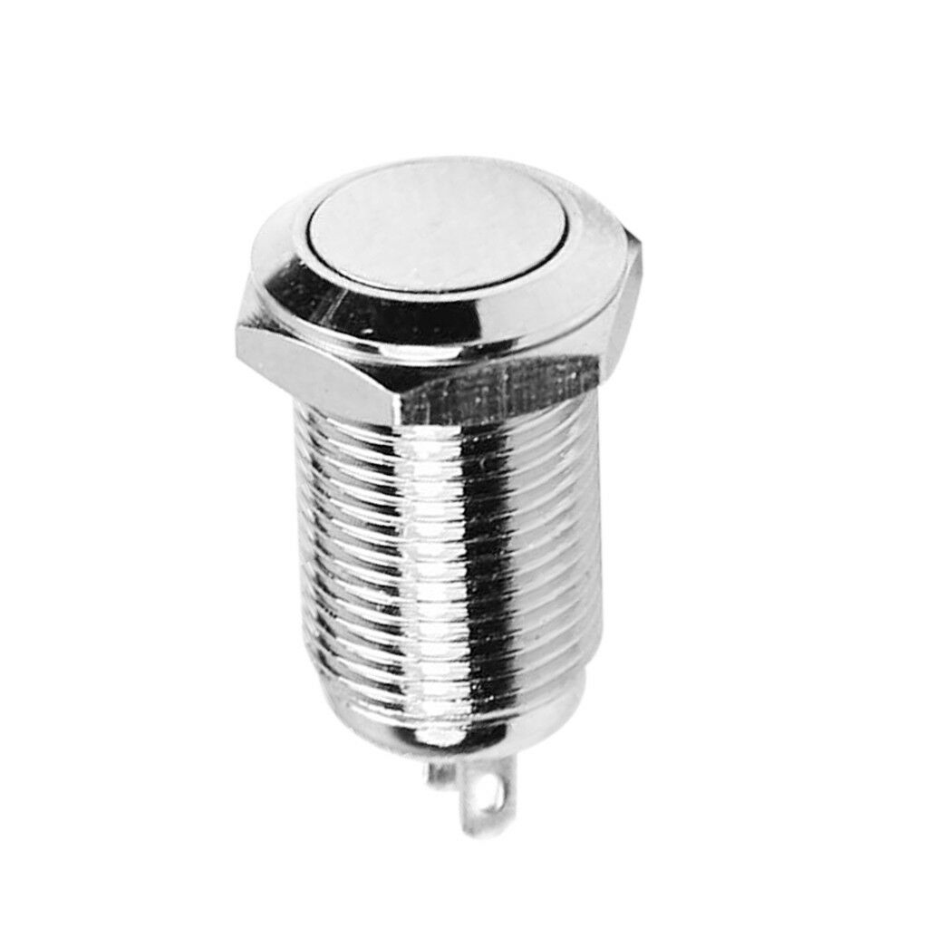 10mm Power Push Button Stainless Steel ON/OFF Switch