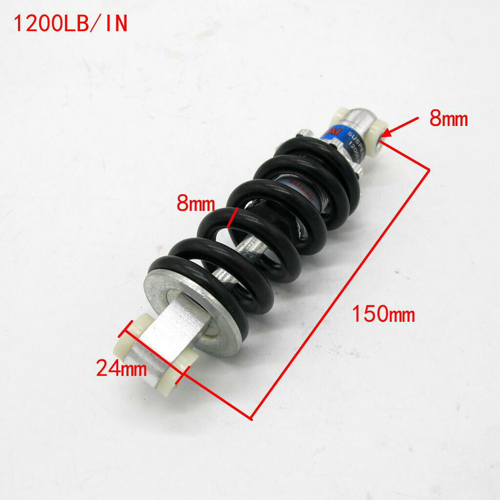 150mm 1200lbs Shock Absorber Universal Motorcycle Shock Absorber Height