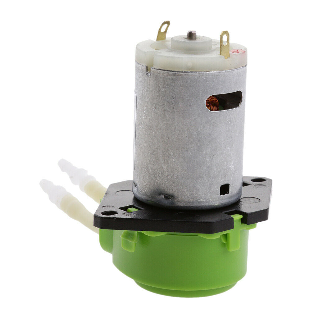 Pack of 2, 12V DC Dosing Pump Peristaltic dosing Head For Aquarium Lab