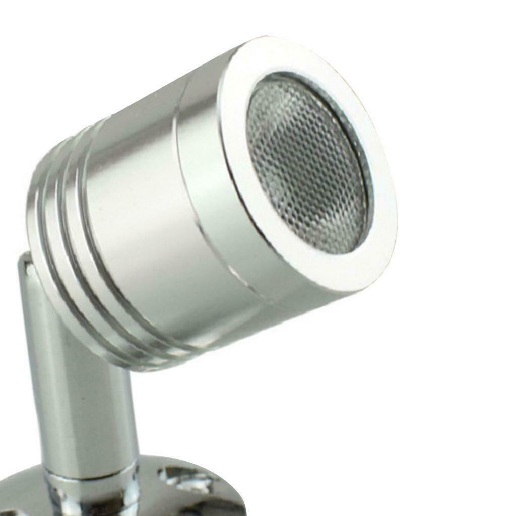 1.5W DC 12V Mini Spotlight Showcase Display Lighting Lamp Warm White 3000K