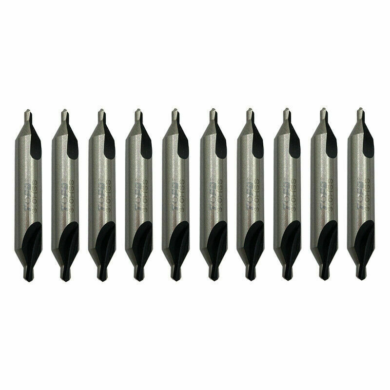 5pcs Φ3 High quality 3mm Premium HSS Center Drill 60° Combined Countersink TOOLS