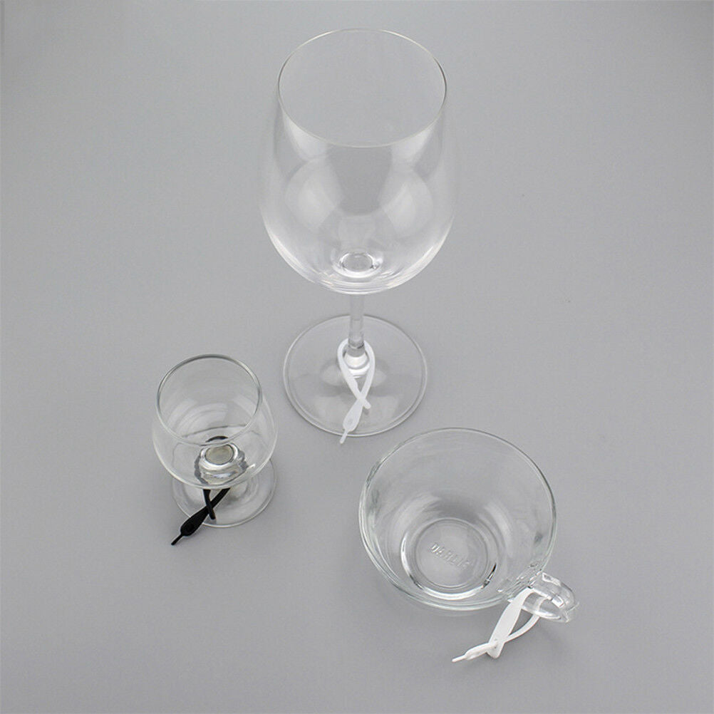 12pcs/Set Silicone Wine Glass Drink Markers Label party Cup Glass Marker  JCBDD