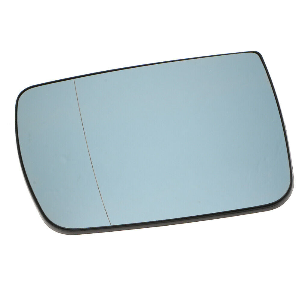 Pair Blue Side Wing Glass Rearview Mirror Heated for BMW E53 1999-2006