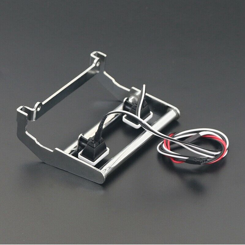 2X(Metal Front Bumper with Led Light for 1/10 RC Cler Traxxas 4 K5 Blazer,SJ2K6)