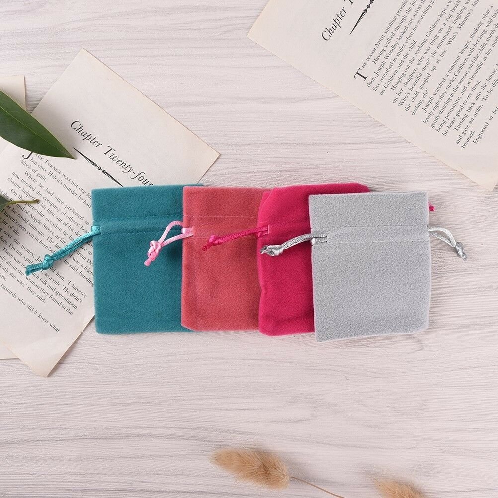 2X7*9 Jewelry Packing Velvet Bag Velvet Drawstring Bag Pouches Gift Game RanY1