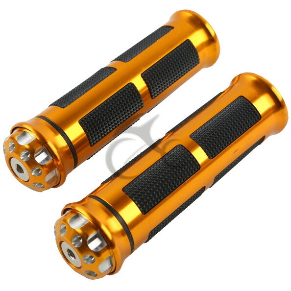 Motorcycle 7/8" Standard Handle bars Hand Grips Sports Bike Motorbike