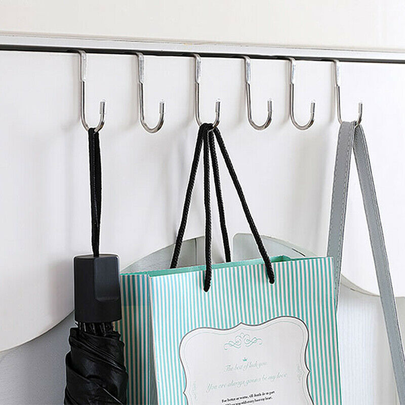Stainless steel free punching cabinet door trace hook S-type door hanger .l8