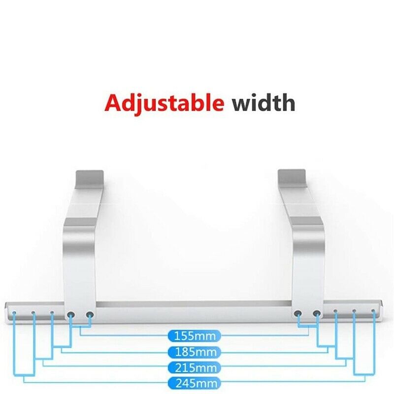 2X(Aluminum Alloy Laptop Stand Folding Computer Stand for Macbook Air Pro NR5E1)