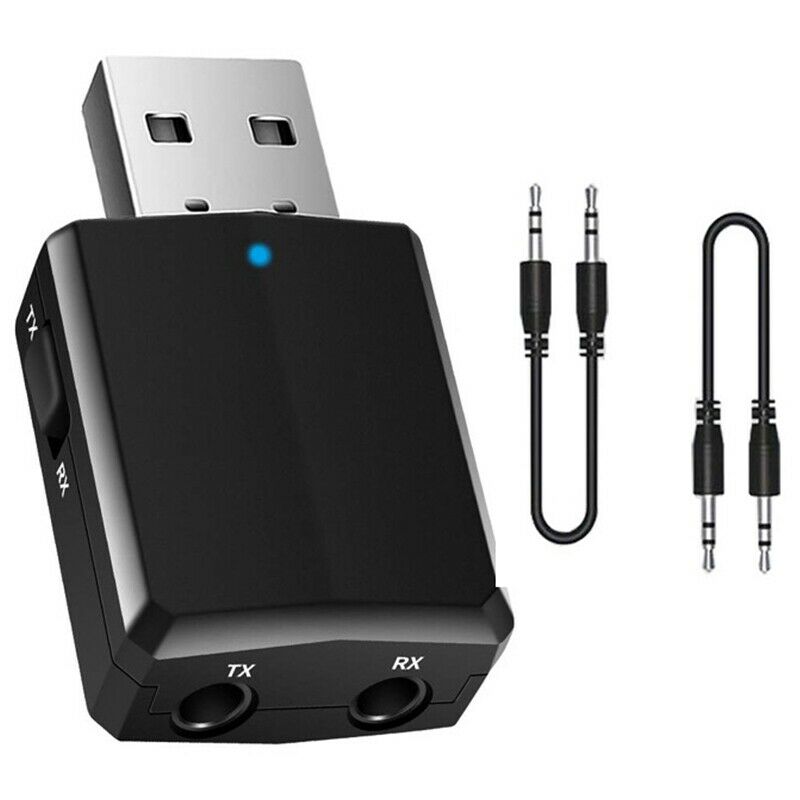 USB Bluetooth 5.0 Transmitter Receiver Adapter Dongle Audio 3.5mm AUX for P G6U5