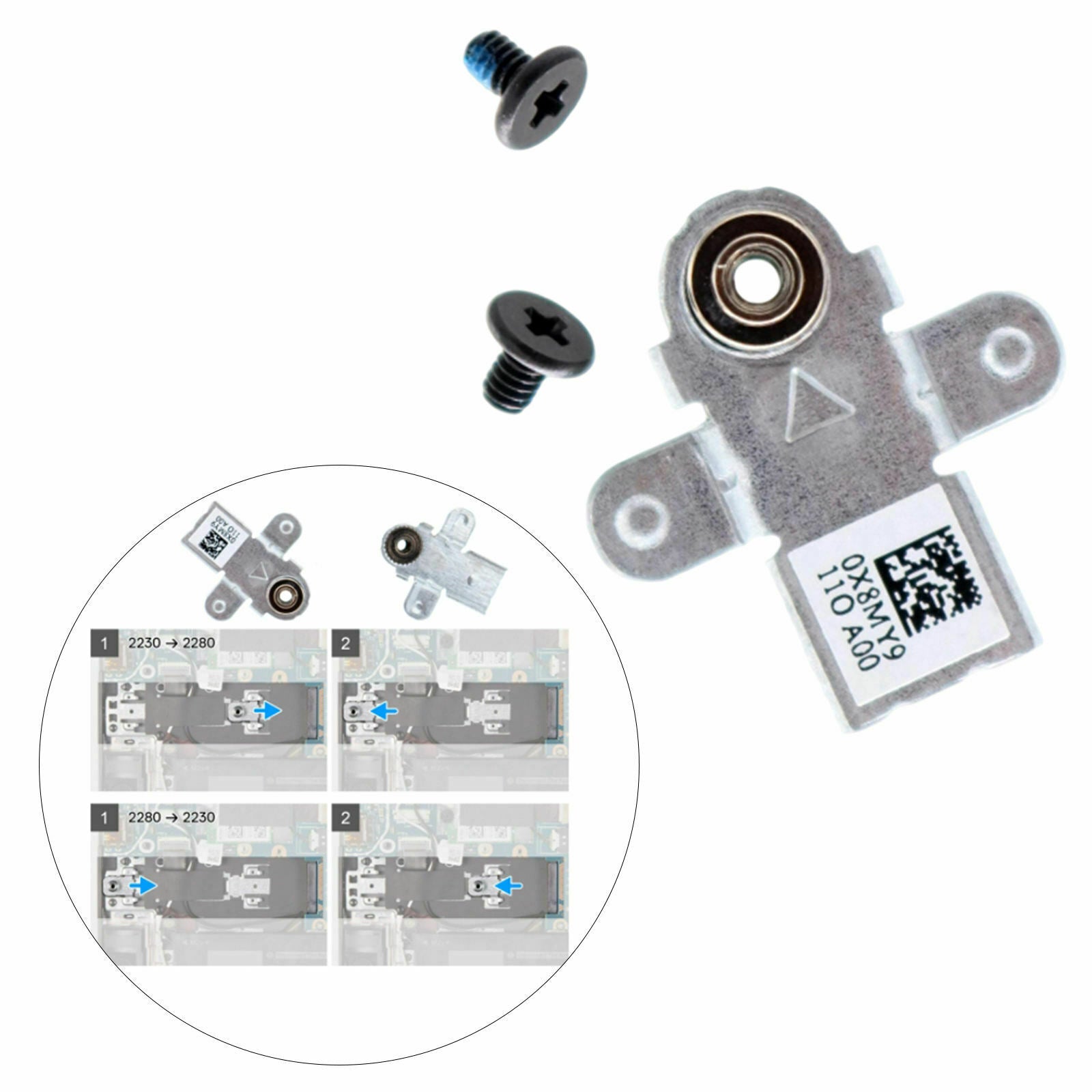 M.2 2230 2280 0x8My9 Hard Drive SSD Bracket for  G15 5510 5511 5515 2021