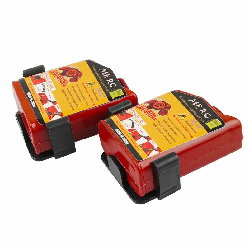 2 Pcs 1/10 Scale Rc Cler Accessory Mini Fuel Tank For Tamiya D90 Axial Wraith G1