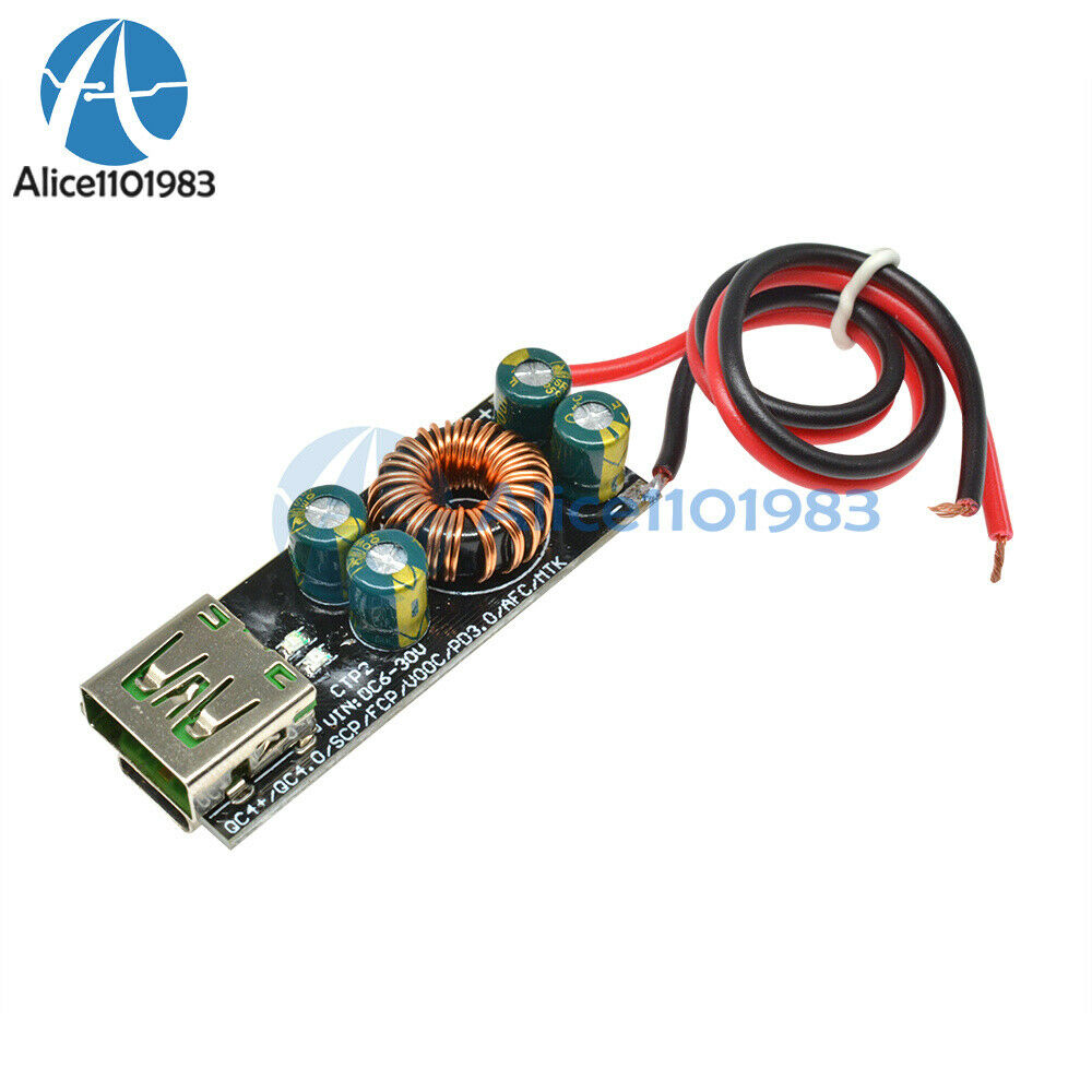 6V-35V Buck Step Down Module QC 3.0 4.0 Mobile Phone QC Charging Board Charge