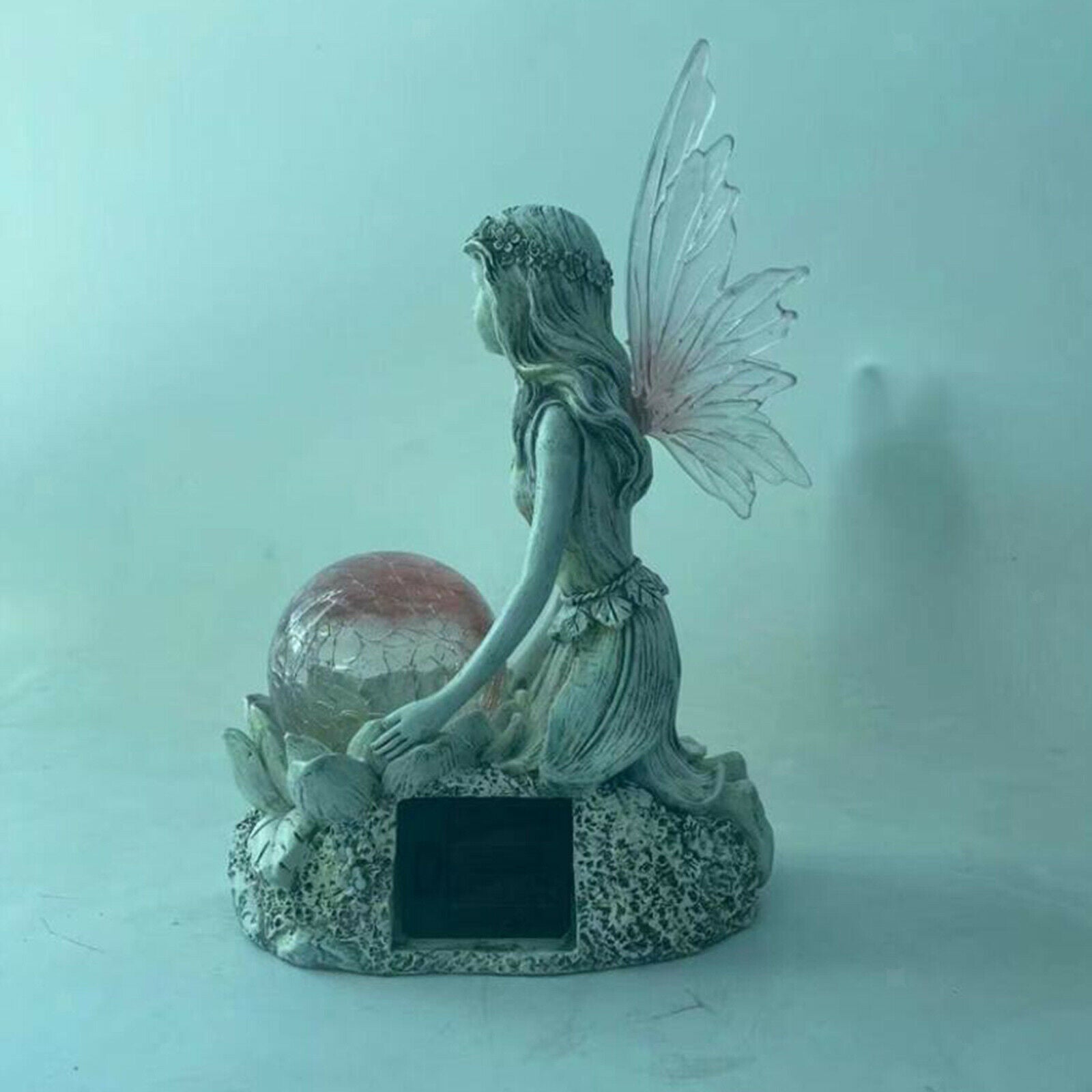 LED Garden Fairy Statue Girl Outdoor Lights for Lawn Yard Porch Housewarming