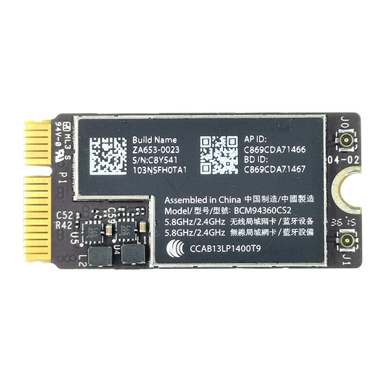 New BCM94360CS2 Wireless-AC WIFI Bluetooth BT 4.0 Airport 802.11Ac Card for MaS7