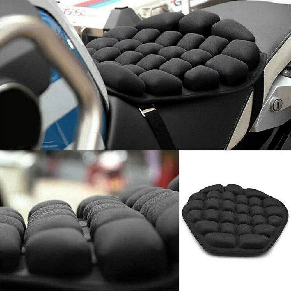 Motorcycle Seat Cushion Air Water Fillable Seat Pad Pressure Relief Cushion Mat