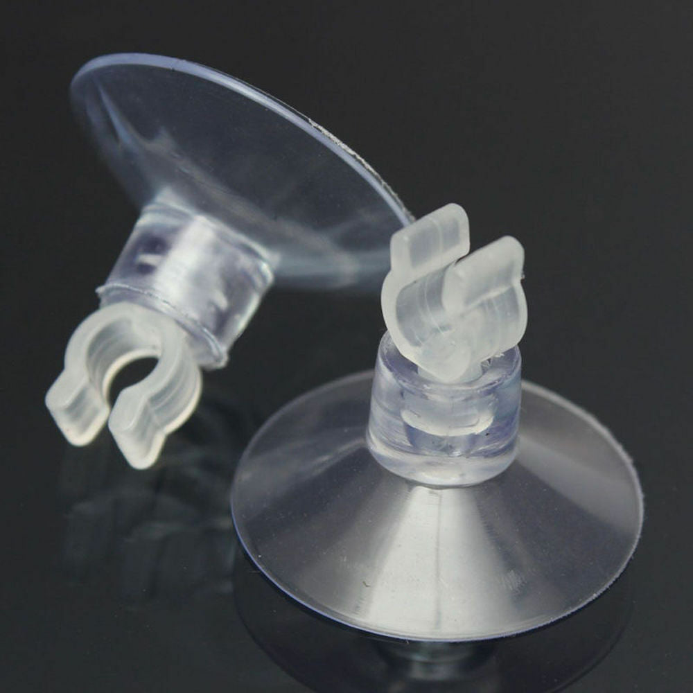 10Pcs For Air Line Aquarium Fish Tank Suction Cup Sucker Holders  Tube Hose Pump