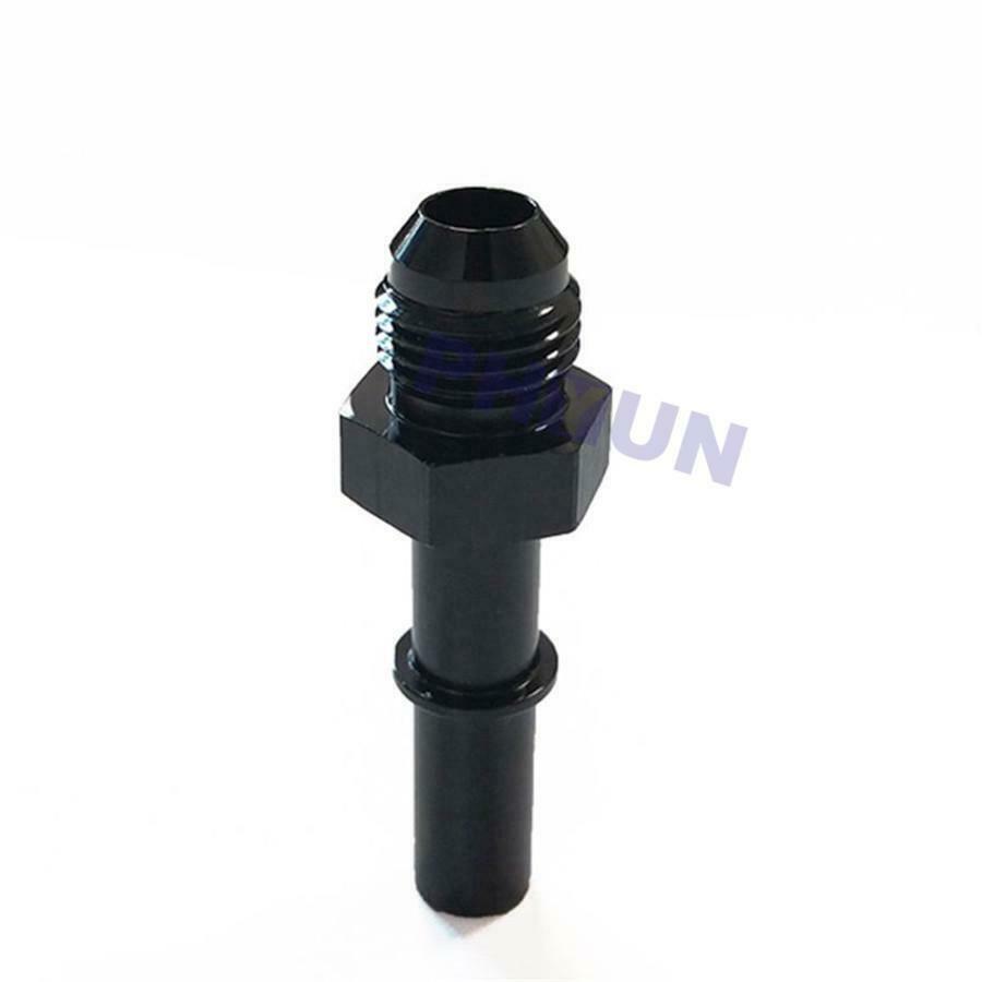 1PC -6AN AN6 Quick Connect Straight Fuel Adapter Fitting To 3/8 Male Aluminum