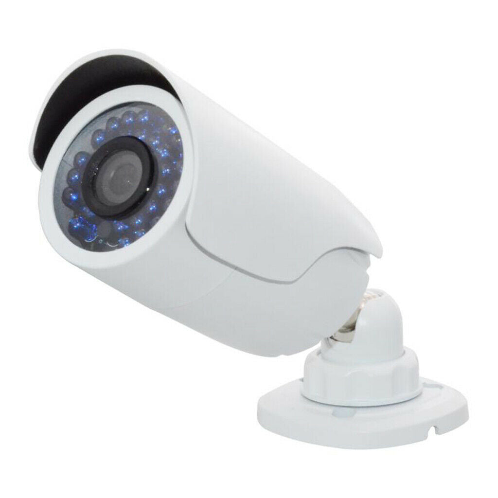 White 720P DC 12V Alloy Adjustable Outdoor Hidden Securitys Camera IP66