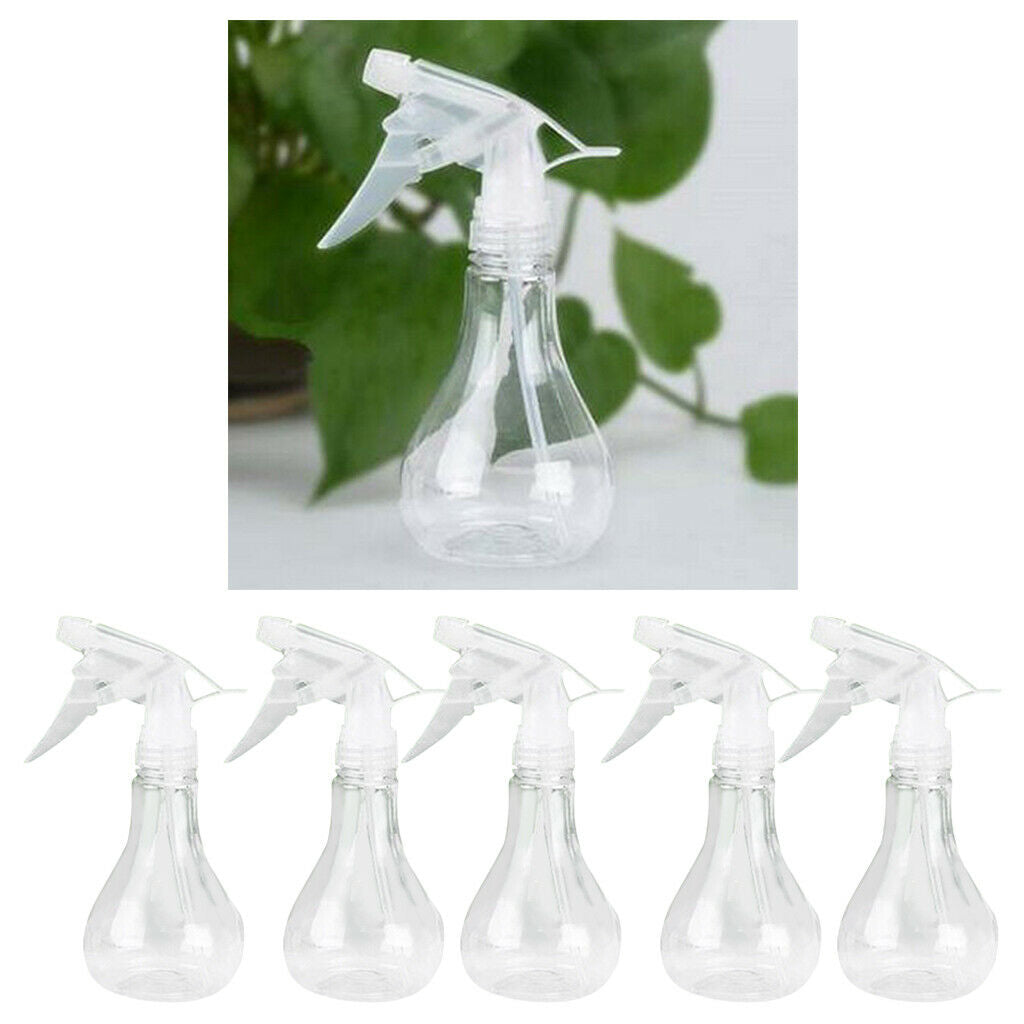 5 Pieces Spray Bottle Dispenser Plant Watering Hair Dressing Pet Wash 250ml