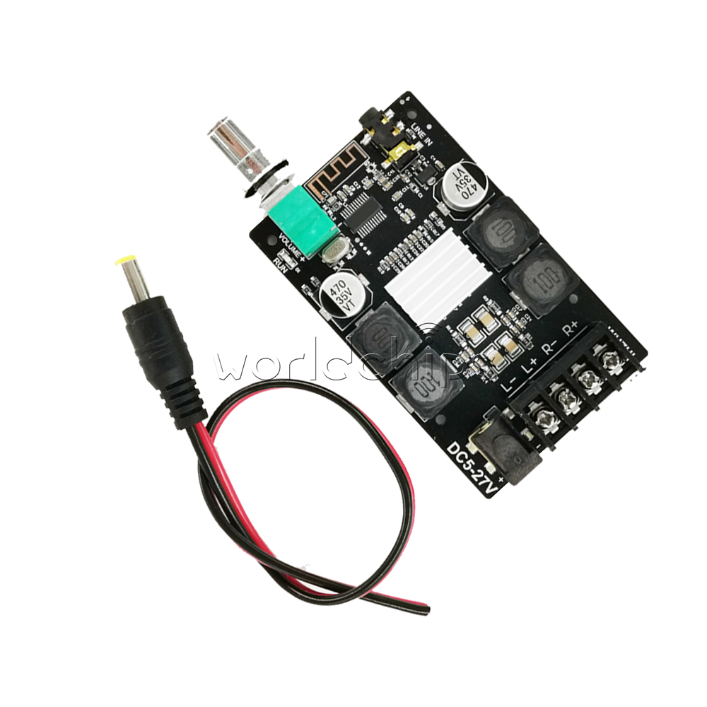 Digital Amplifier Stereo AMP 50W+50W TPA3116 Bluetooth+AUX HIFI Power w/ Filter