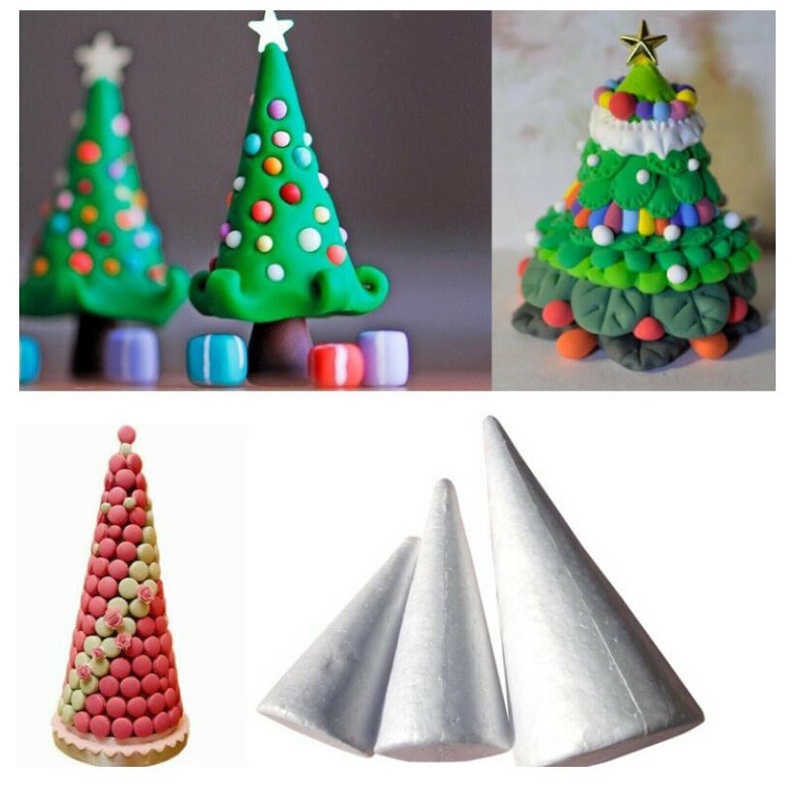 20Pcs/Set DIY Christmas Tree Diy Making Materials Kid Craft for Xmas Party