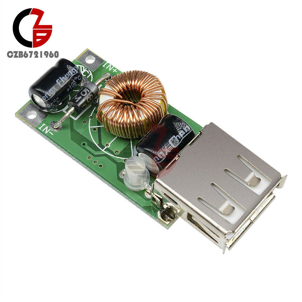 12V to 5V DC-DC Step down CC USB Charger Power Supply Buck Module for Phone PSP
