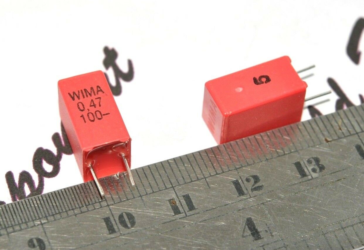 4pcs - WIMA MKP2 0.47uF (0,47µF 470nF) 100V 5% pitch:5mm Capacitor