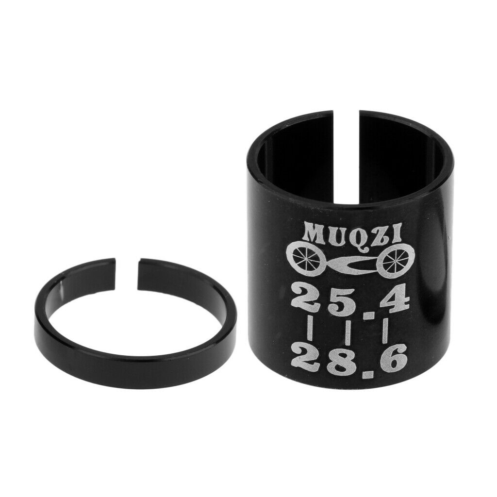 Aluminum Bicycle Cycle Bike Saddle Seatpost Shim Adapter 25.4mm to 28.6mm