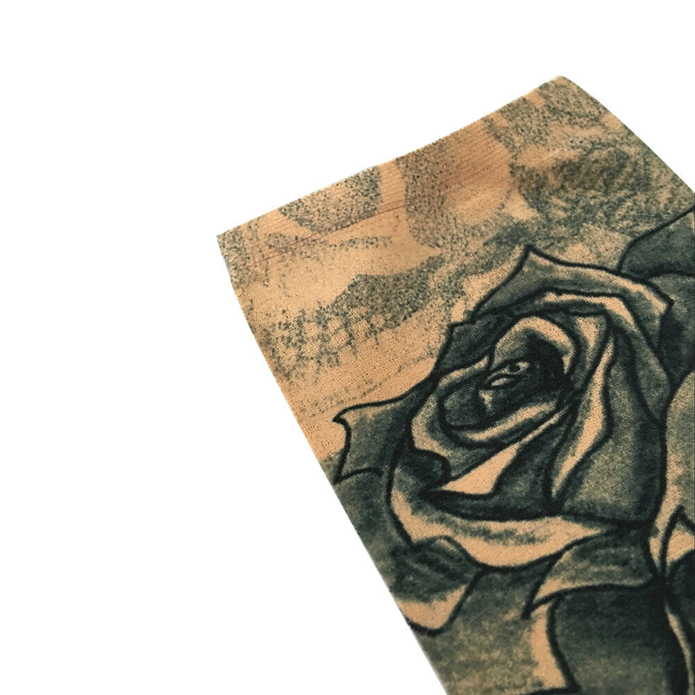 10 Styles Mix Nylon Stretchy Temporary Tattoo Sleeves Fashion Arm Stockings New