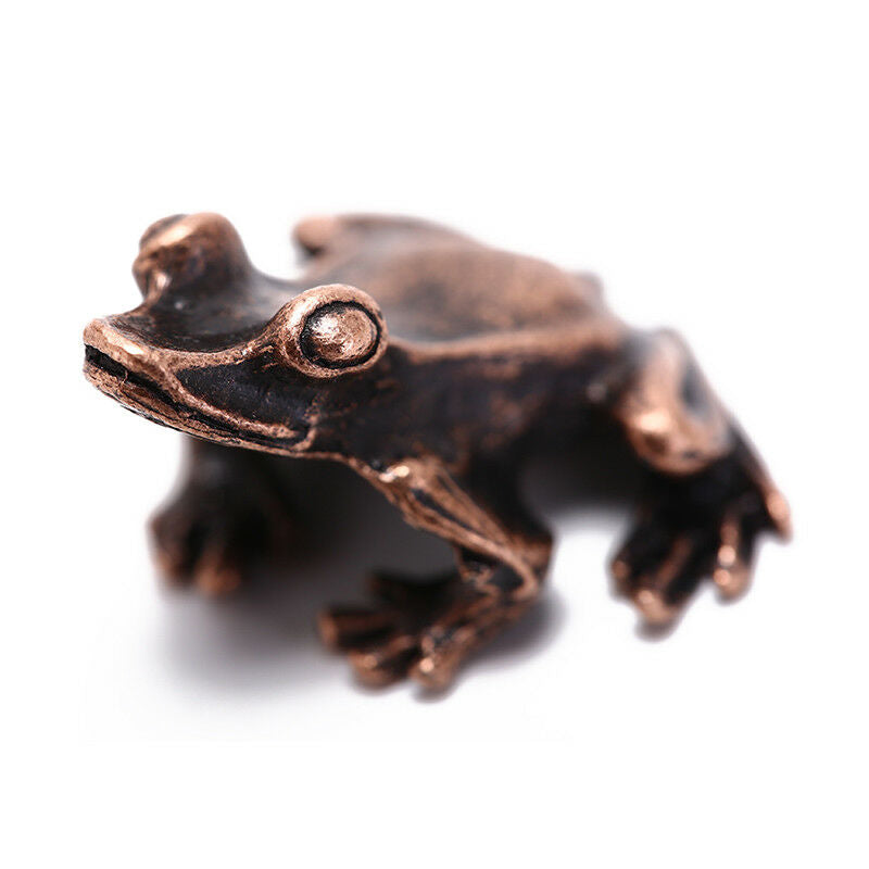 alloy frog incense burner holder flower statue censer plate for sticks con.l8