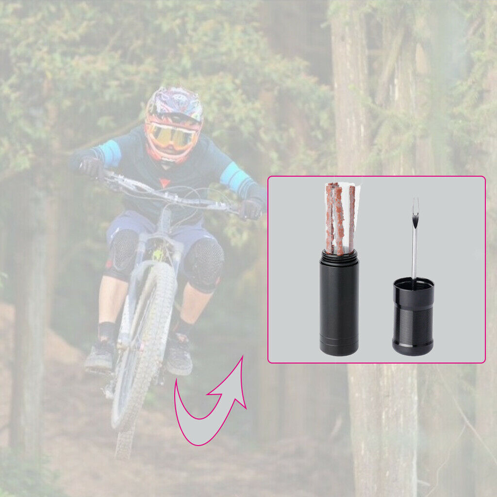 Bike Tubeless Tire Repair Kit Bicycle Vacuum Tyre Punctures Repairing Tools