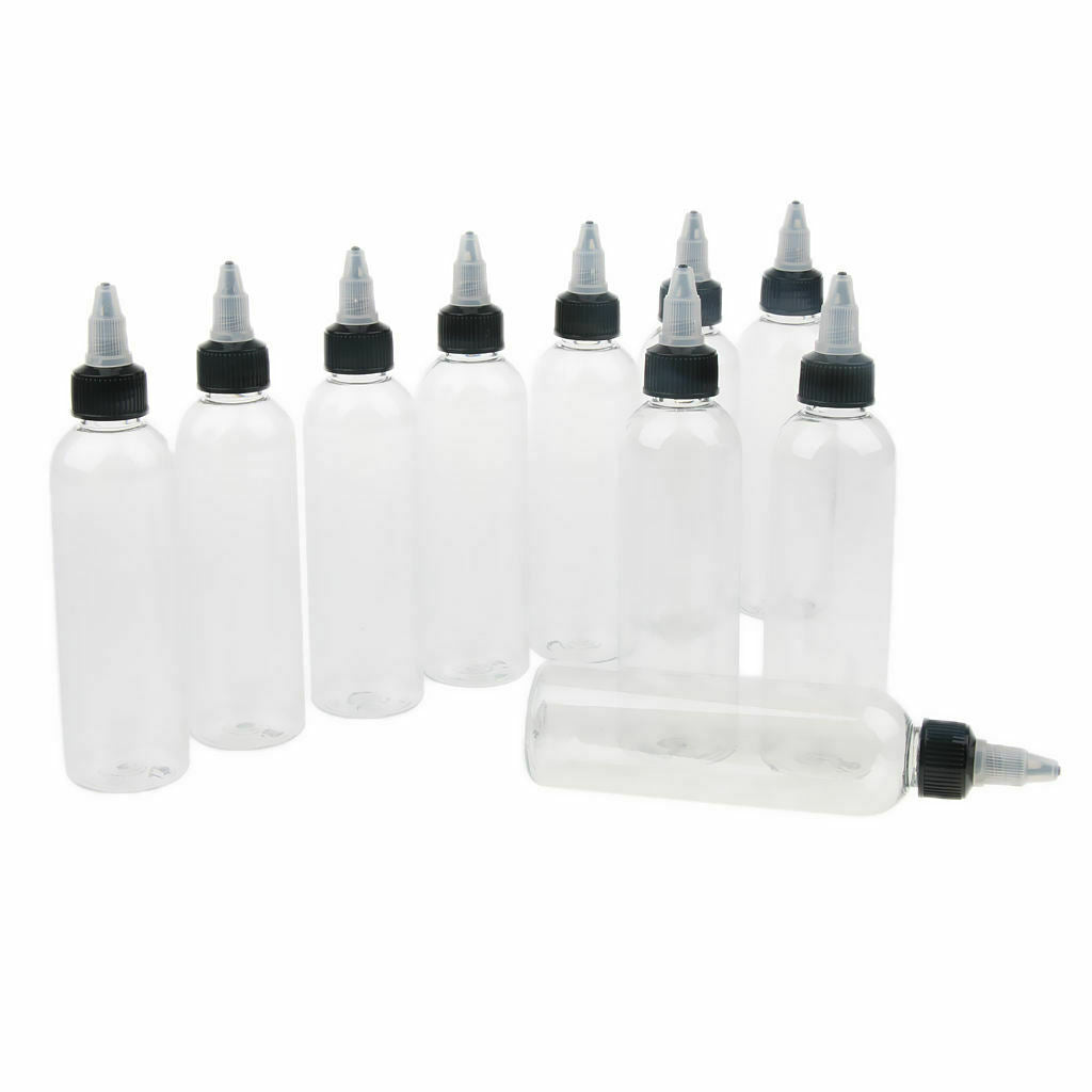 Bulk 80Pcs/set 120ml Plastic Squeeze Bottles Twist Top for Glue Solvents