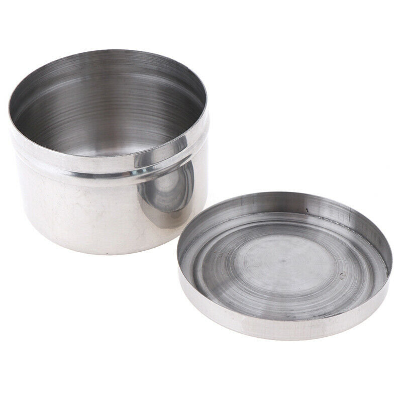 Stainless Steel Medical Dental Cotton Tank Alcohol Disinfection Jar Container SJ