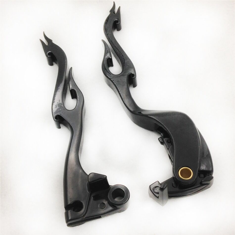 For Kawasaki NINJA ZX6R ZX10R Z750R Z1000 1000 Tourer Brake Clutch Flame Lever