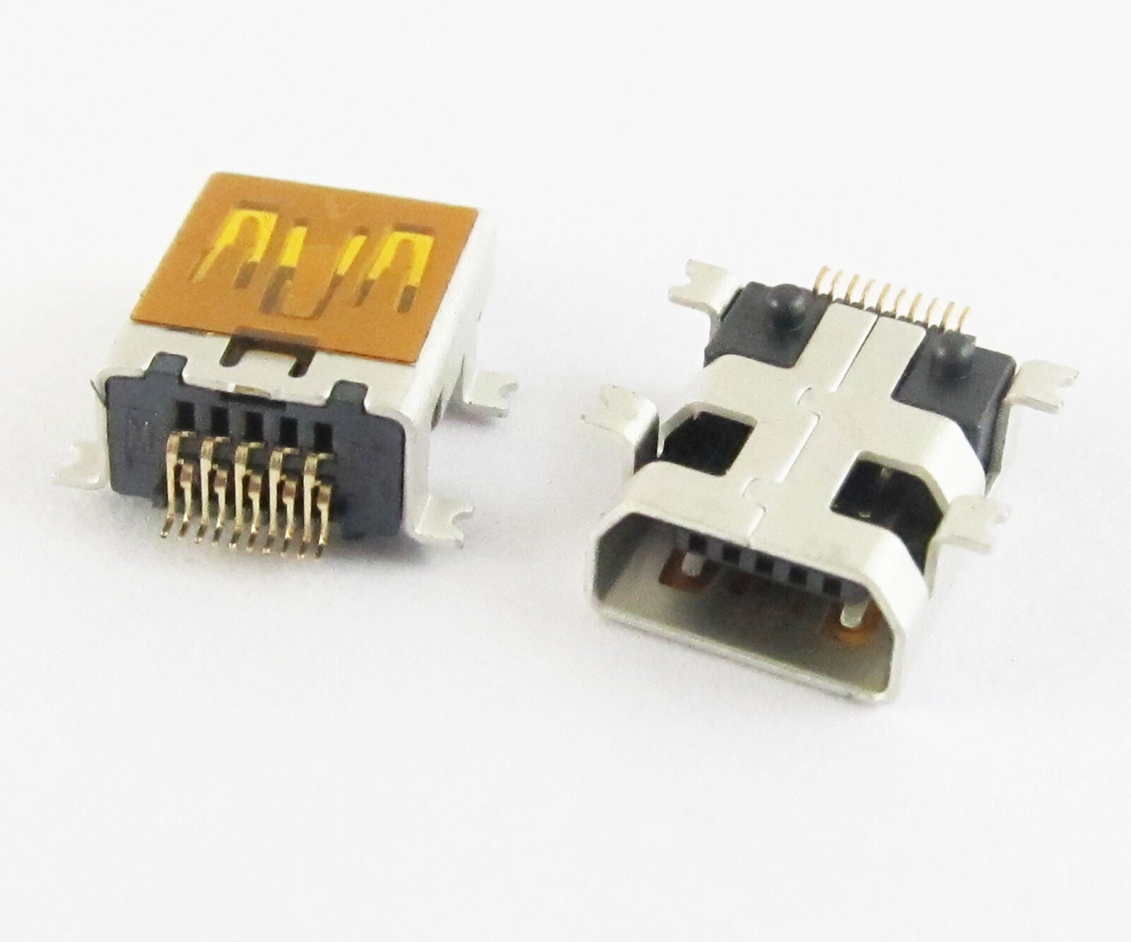 5 Pcs Mini USB Jack Female Socket Connector 10 Pin SMT