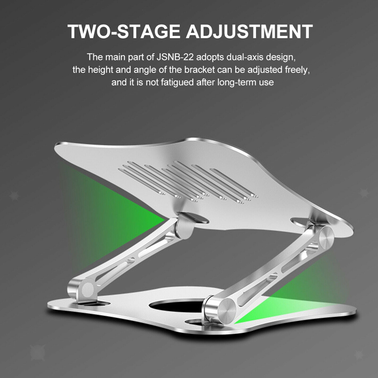 Adjustable Foldable Laptop Stand Notebook Riser Computer Holder for Desk