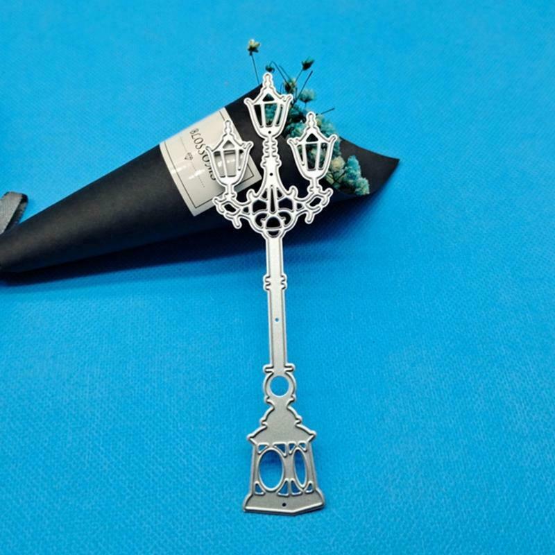 Street Lamp Metal Cutting Dies Stencil DIY Scrapbook Album Paper Card Template