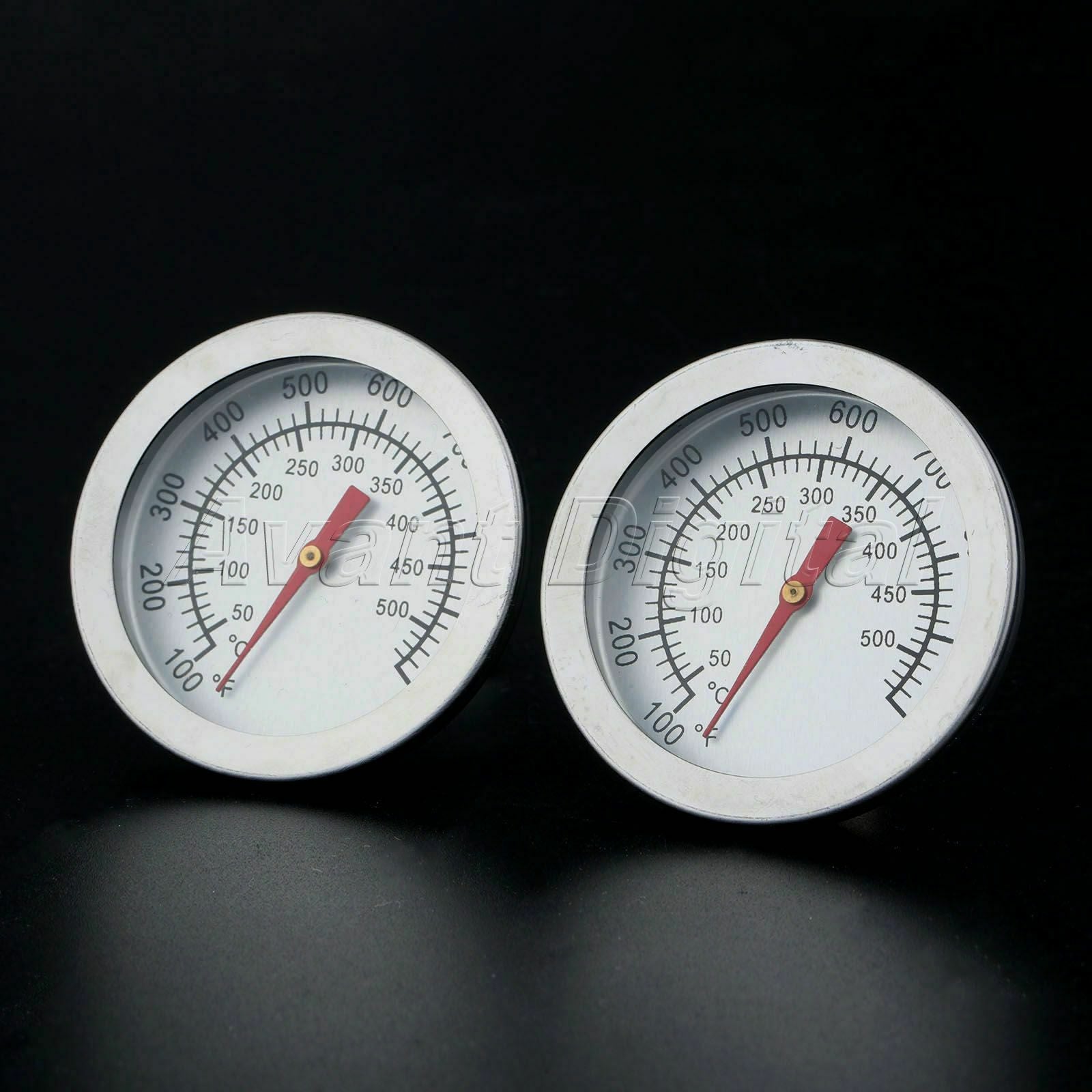 50-500℃ Stainless Steel Barbecue BBQ Smoker Grill Thermometer Temperature Gauge