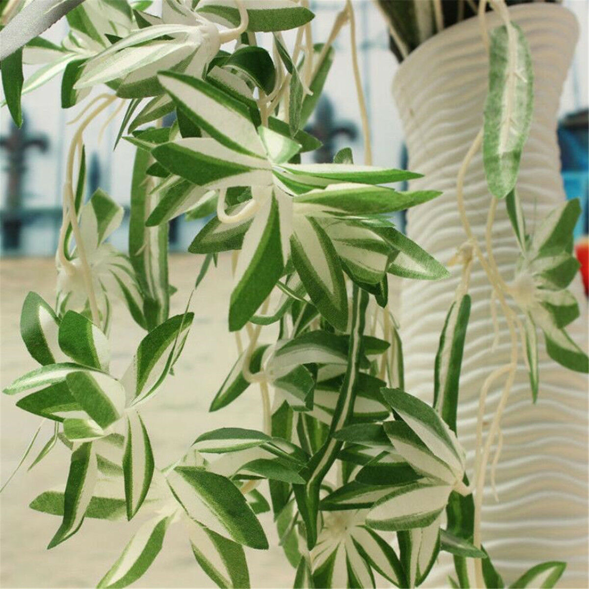 Artificial Silk Spider Chlorophytum Plant Comosum Faux Greenery House Room Decor