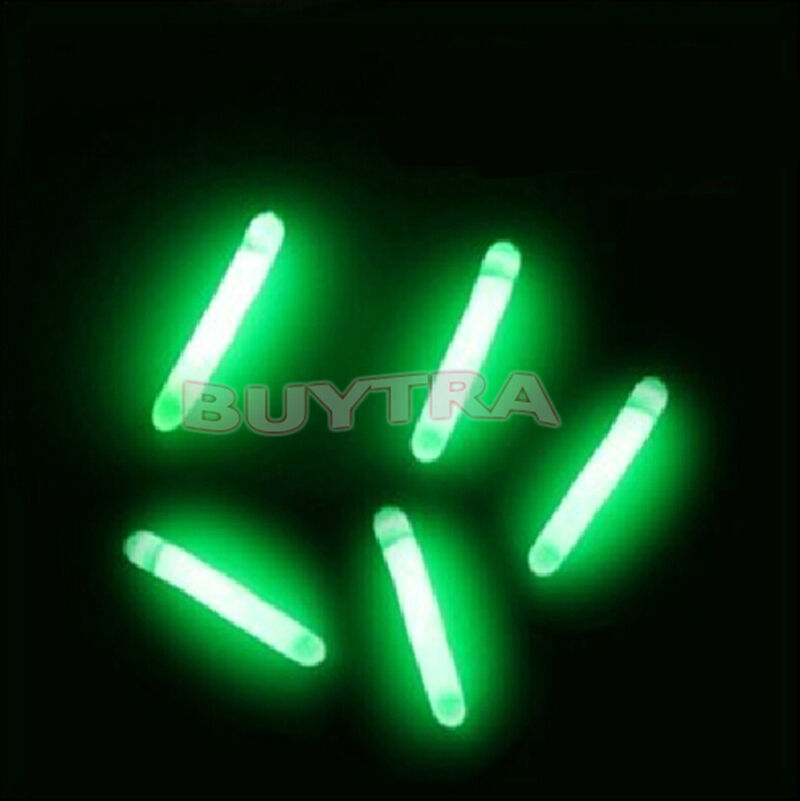 50 Pcs Night Fluorescent Float Lightstick Glow Stick for Fishing_viRDD